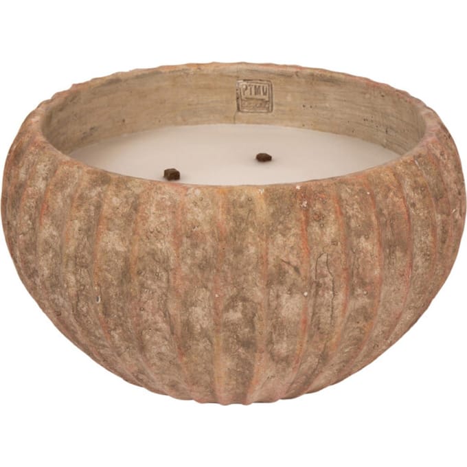 PTMD - Kaars Yasmeene - Bruin - 36x36x21.5cm