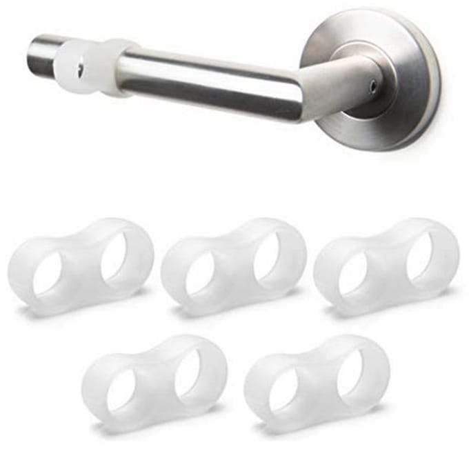 Transparante Deurklinkbuffers - Set van 5 - Stopbuffer en Wandbescherming