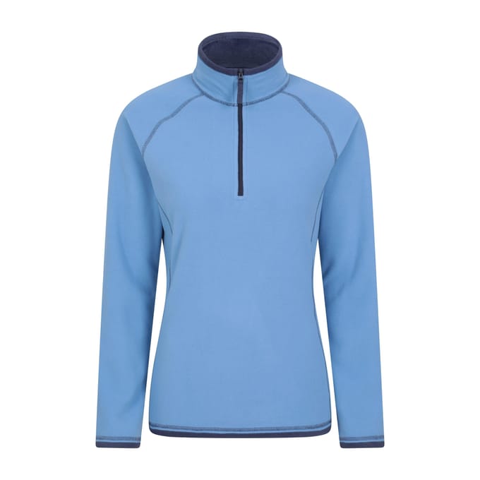 Mountain Warehouse Dames/Dames Montana Half Zip Fleece Top (Donkerblauw)