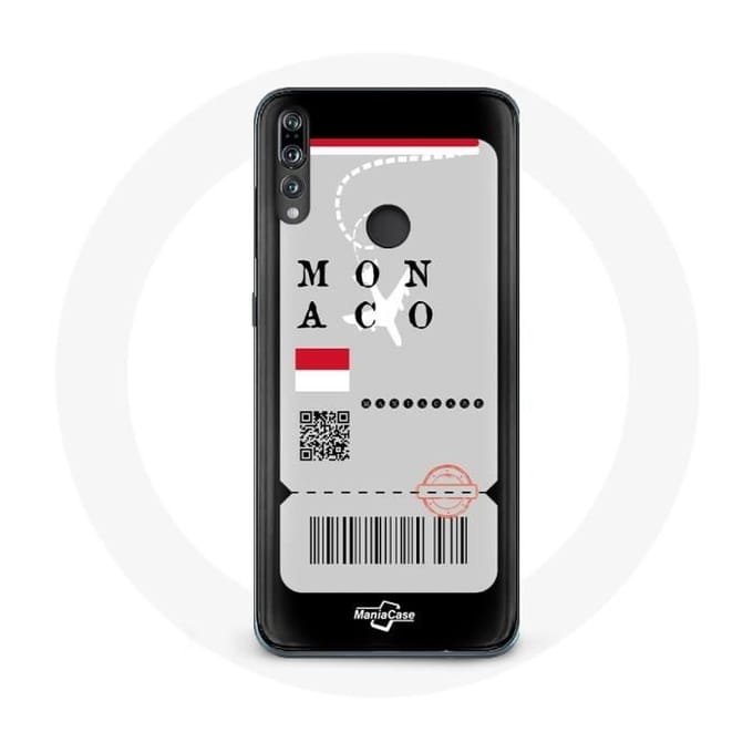 Coque pour Huawei p30 lite Billet d'avion Monaco