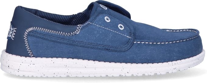 Wally Cru Stretch Canvas Heren Loafers Ensign Blue/Multi