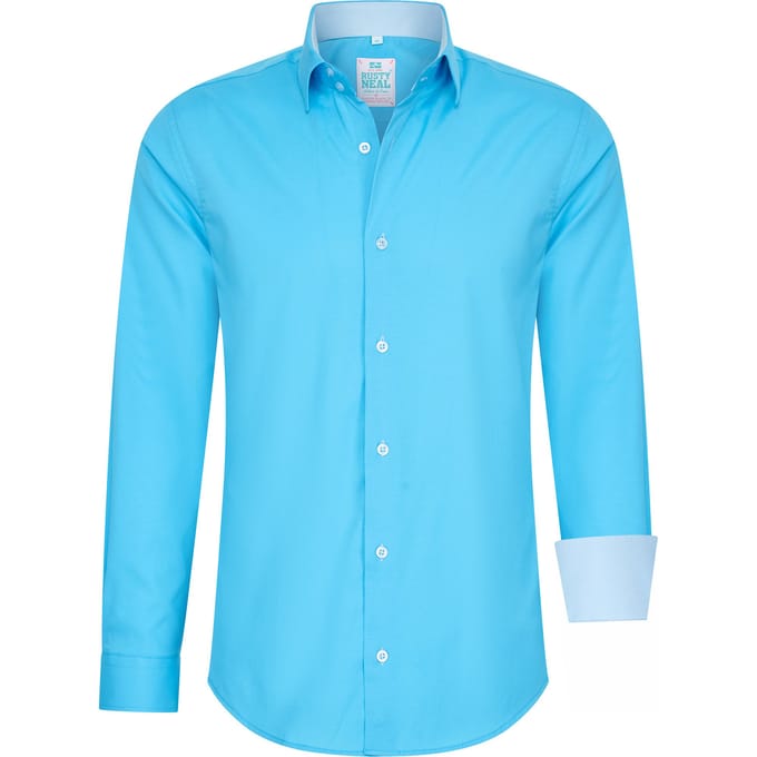 Pastelkleurig overhemd S - 6XL Slim Fit Katoenen stretch