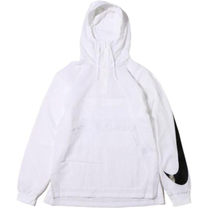Nike Swoosh Groot Logo Pullover Hoodie Heren Tops Wit AA5010-100 XXL white