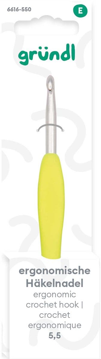 6616-550 ERGONOMISCHE HAAKNAALD MET RUBBERGRIP 5.50MM