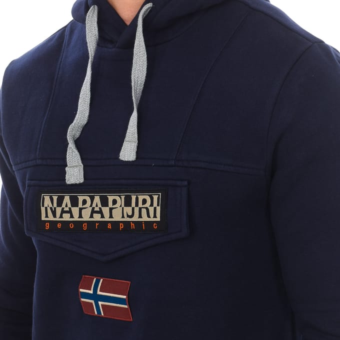 Burgee Wint 2 sweatshirt met verstelbare capuchon NP0A4GJD heren