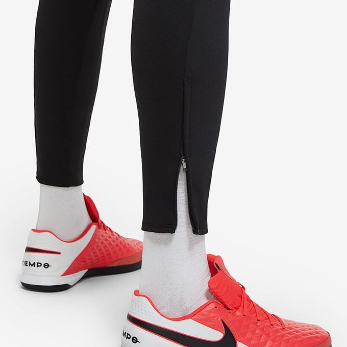 Nike Liverpool FC VaporKnit Strike - Trainingsbroek - Maat S - Zwart/Wolf Grey/Laser Crimson / Zwart Grijs - Liverpool - Voetbal - Heren Trainingsbroek voor Mannen