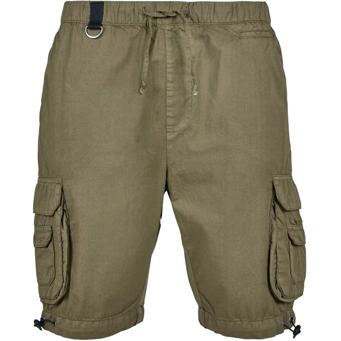 Urban Classics - Double Pocket Cargo Korte broek - S - Creme