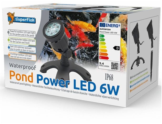 Superfish - Pond Power LED - Vijver verlichting Power - LED 6 W - 1 Spot
