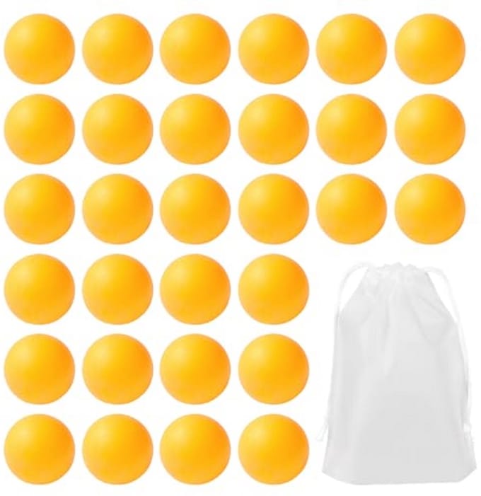 30 Gele Pingpongballen – Geschikt voor Feesten, Spellen en Training