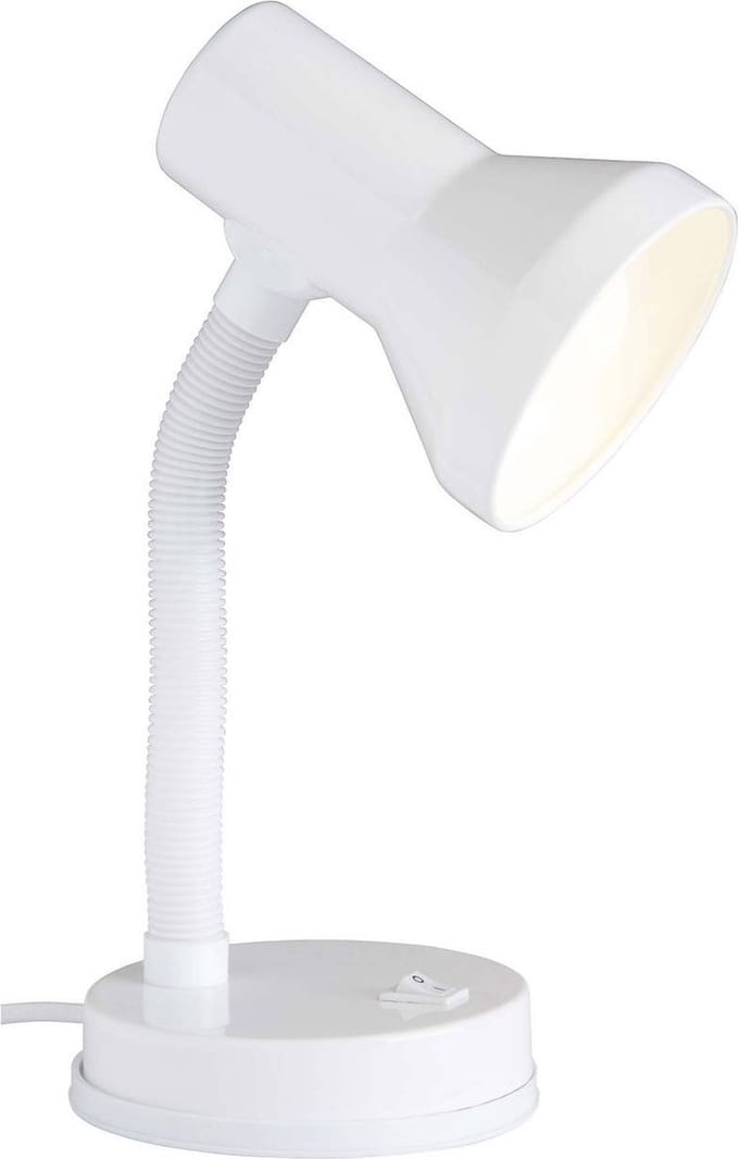 Brilliant Junior Tafellamp Spaarlamp, Gloeilamp E27 40 W Wit
