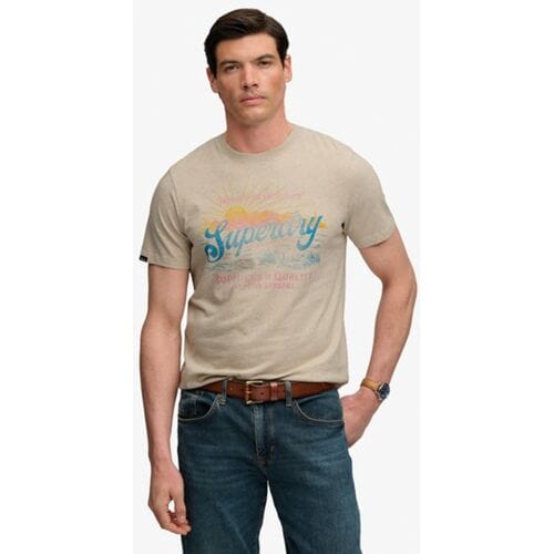 T-shirt normale pasvorm Superdry