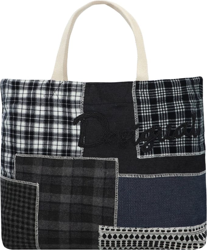 Desigual Schoudertas Accessories Shopping Bag Black Veelkleurig