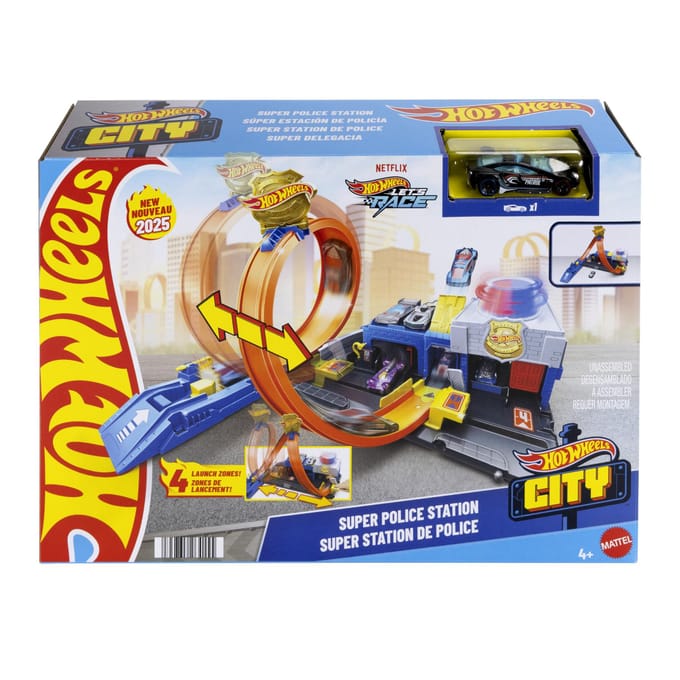 Hot Wheels City Superpolitiebureau - Loopingbaan