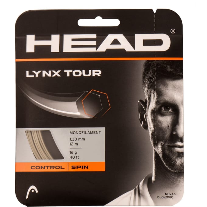 Head Racket Lynx Tour 12 M Enkele Tennissnaar Transparant 1.20 mm