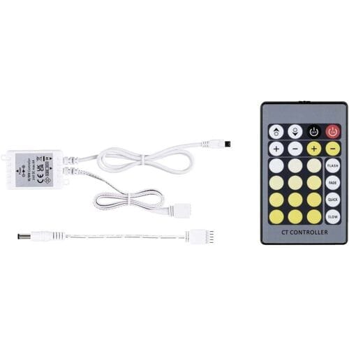 Paulmann 70527 MaxLED Controller Tunable White incl. IR-afstandsbediening DC 24V vierkant max. 144W dimbaar 50x35mm wit kunststof