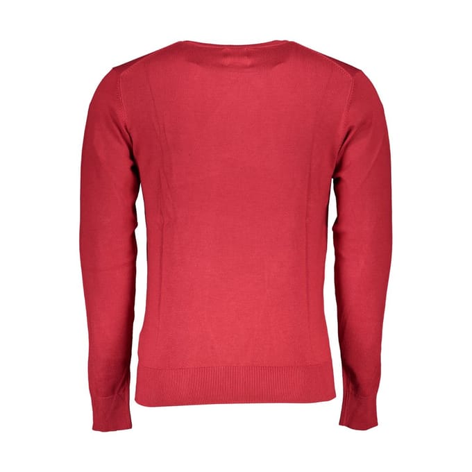 Gianmarco Venturi Rosso Viscosa Heren Sweater
