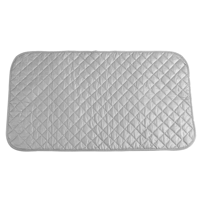 Draagbaar Opvouwbaar Strijkplankje Mat Deken voor Tafelblad en Reizen Handig Accessoire white
