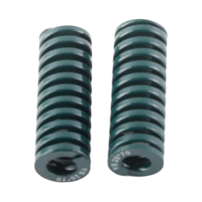 2 stuks Buitendiameter 25 mm Binnendiameter 12,5 mm Zware Belasting Matrijsveer Groen (TH25*70mm) gray