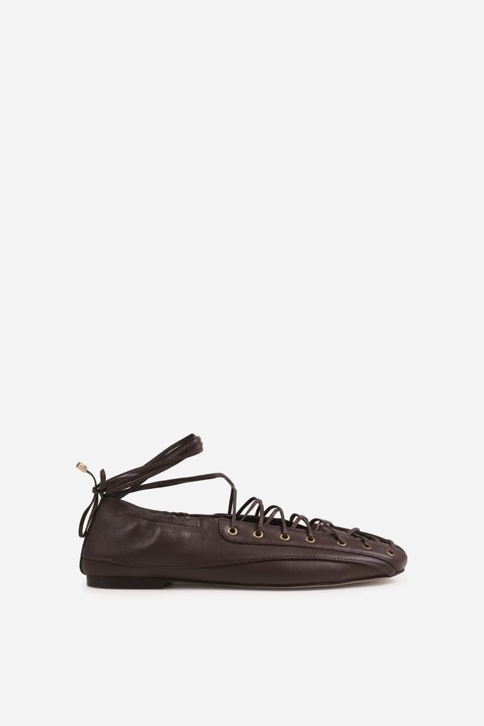 Bronx Ser-ajaa Low Shoe Coffee Bean Taglia: 36 | Ballerine Outlet | Donna | Marrone