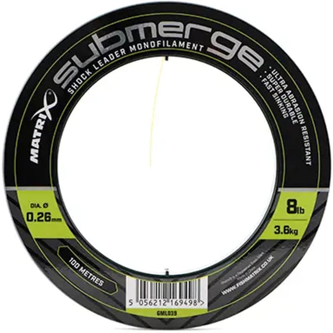 Matrix Submerge Shock Leader 0.26mm 100m