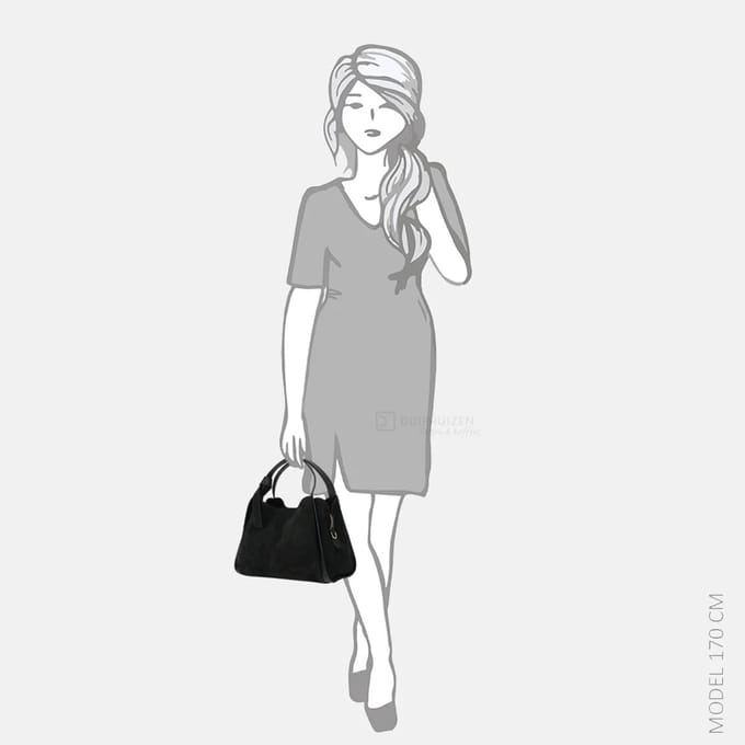 Charm London Knott handtas S zwart