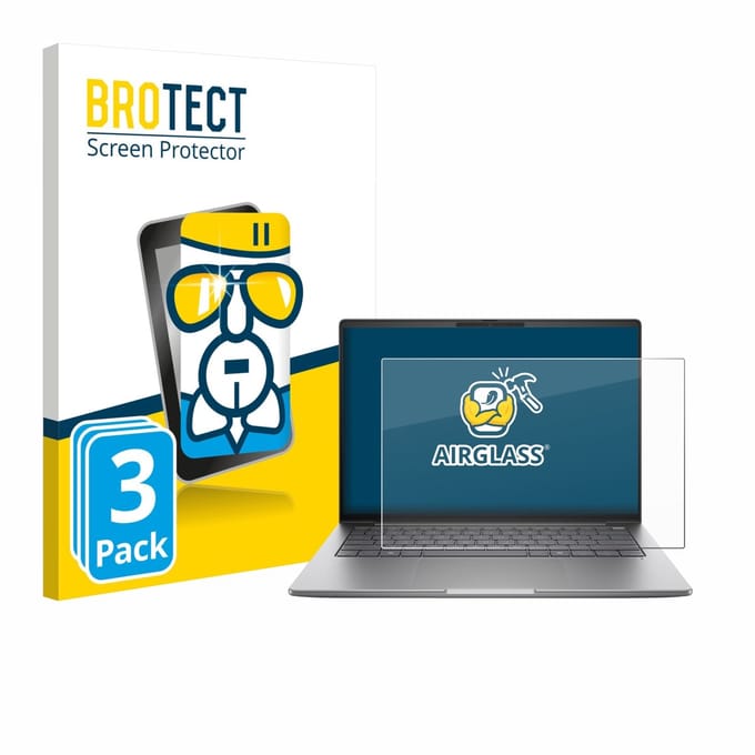 Screenprotector 3 Stuks voor HP ZBook 8 G1a 14" Beschermglas transparant