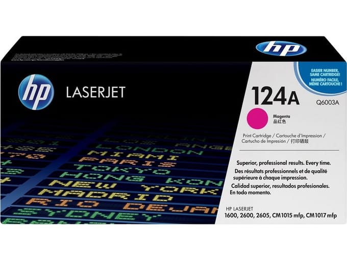HP 124A - Tonercartridge - Origineel - Standaard Capaciteit - Magenta