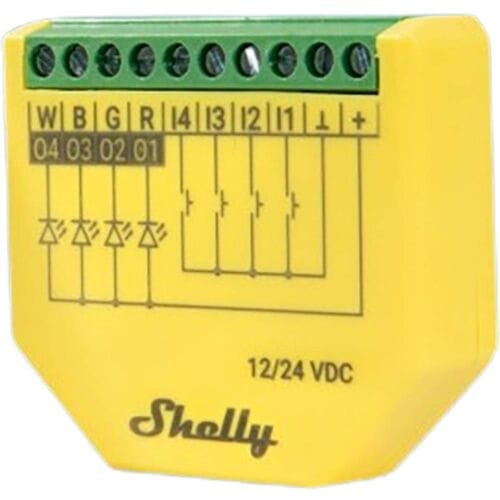 Shelly Plus RGBW PM Controller Bluetooth, WiFi