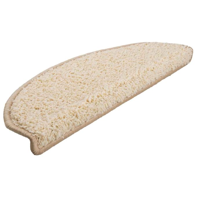 vidaXL - Trapmatten - 20 - st - 65x21x4 - cm - Crème - Halfrond - Groot