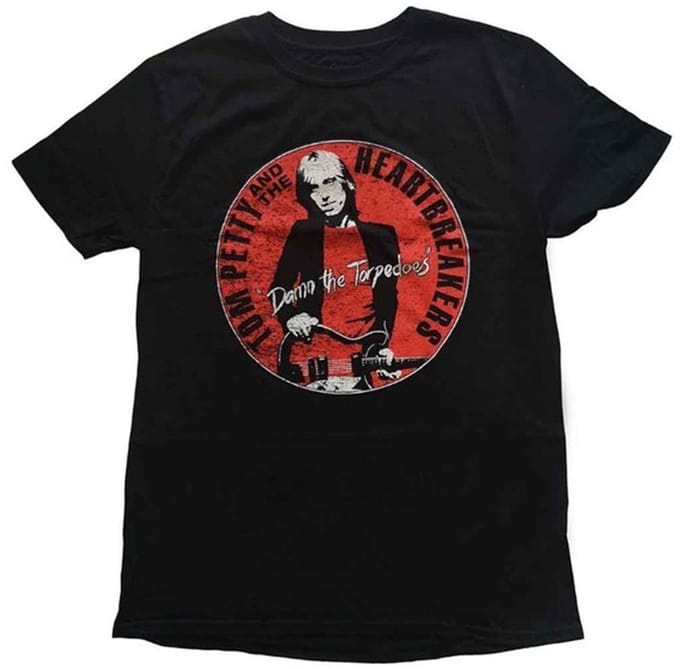 Tom Petty And The Heartbreakers - Damn The Torpedoes Heren Tshirt - M - Zwart