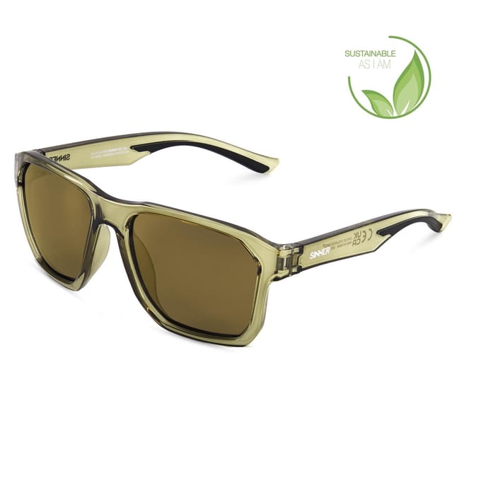 SINNER Cupu - Zonnebril - SINTEC® lenzen - Olijfgroen - One size - BIO based frame