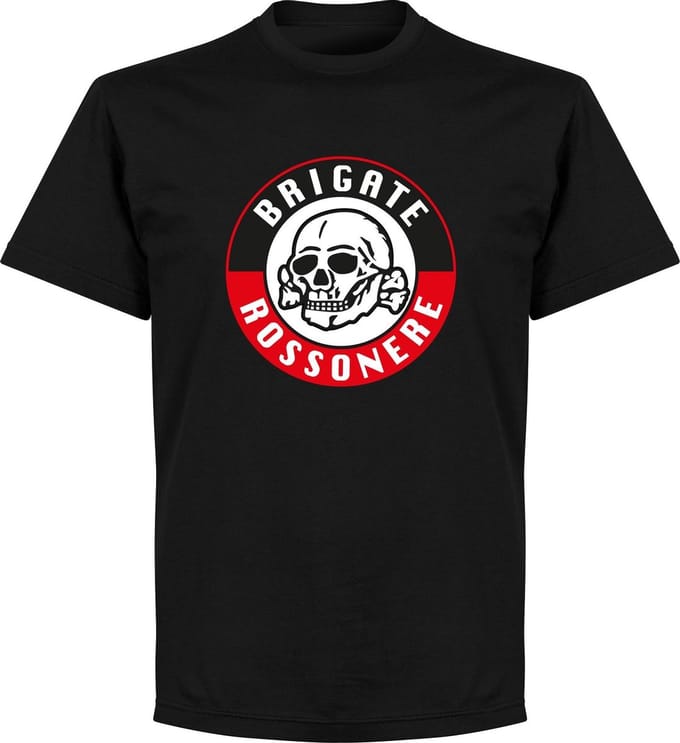 Brigate Rossonere T-shirt - Zwart - S