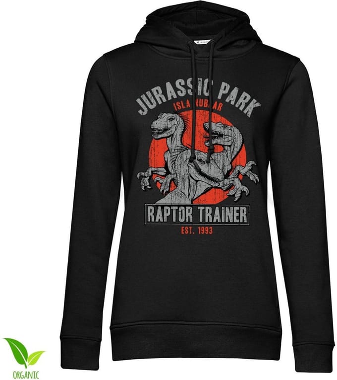 Jurassic Park - Raptor Trainer Girls dameshoodie, zwart