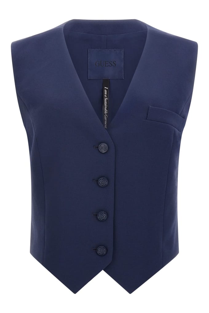 GUESS Sl Theoline Perfect Blackened Blue Größe: XL | Gilets Outlet | Damen | Blau