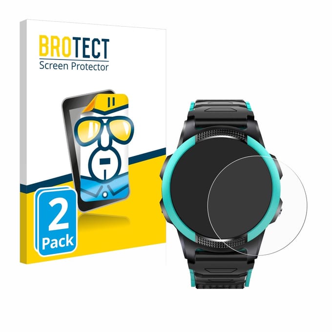 BROTECT - Screenprotector voor SaveFamily Slim 4G - Folie Beschermfolie transparant 2 Stuks