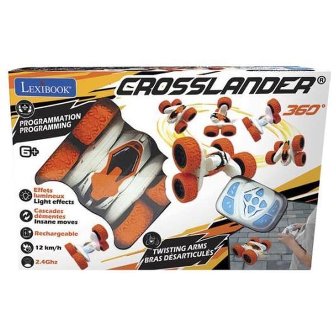 Crosslander® - Oplaadbare en Programmable Radio Controlled Stunt Car met verlichting met polsbesturing