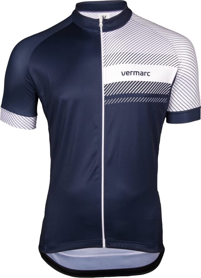 Vermarc classico sp.l fietsshirt met korte mouwen blauw Maat M