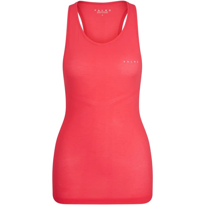 FALKE Ultralight Cool sneldrogend functioneel materiaal mouwloze functioneel shirt dames rood - maat S