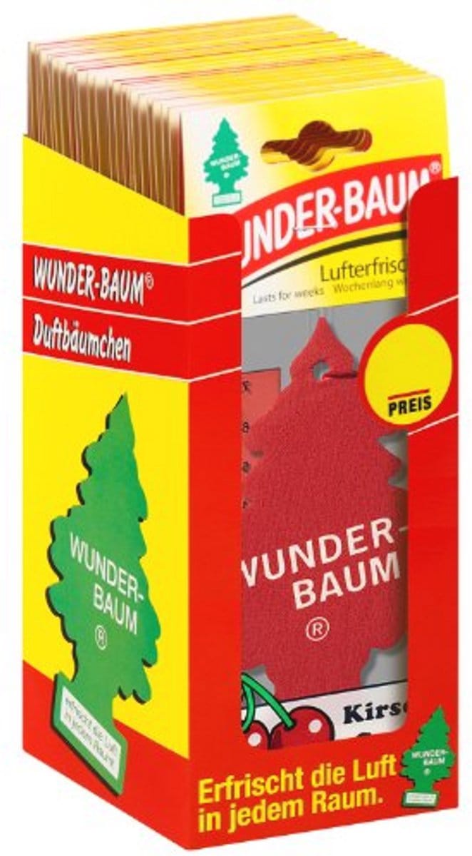 Wunder-Baum 134206/24 luchtverfrisser 24-delige box kersen