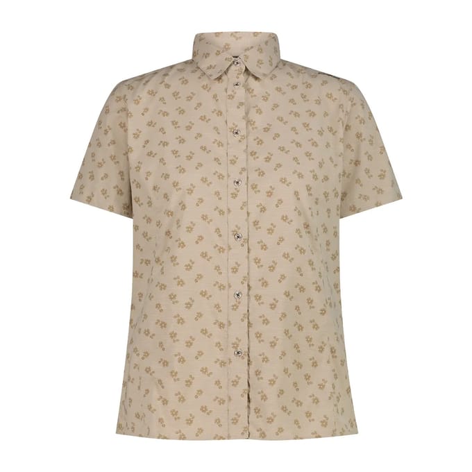 Vrouwelijke elastische bloemetjesblouse CMP