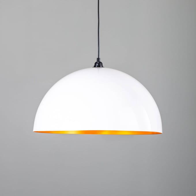 Opviq Berceste 236-S hanglamp Ø60cm wit/goud