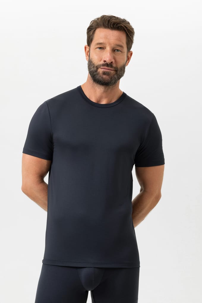 T-shirt Serie Iconic Modal Marineblauw