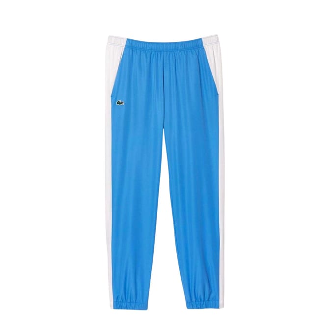 Lacoste Tapered trainingsbroek voor heren met kleurblokken (Etherisch)