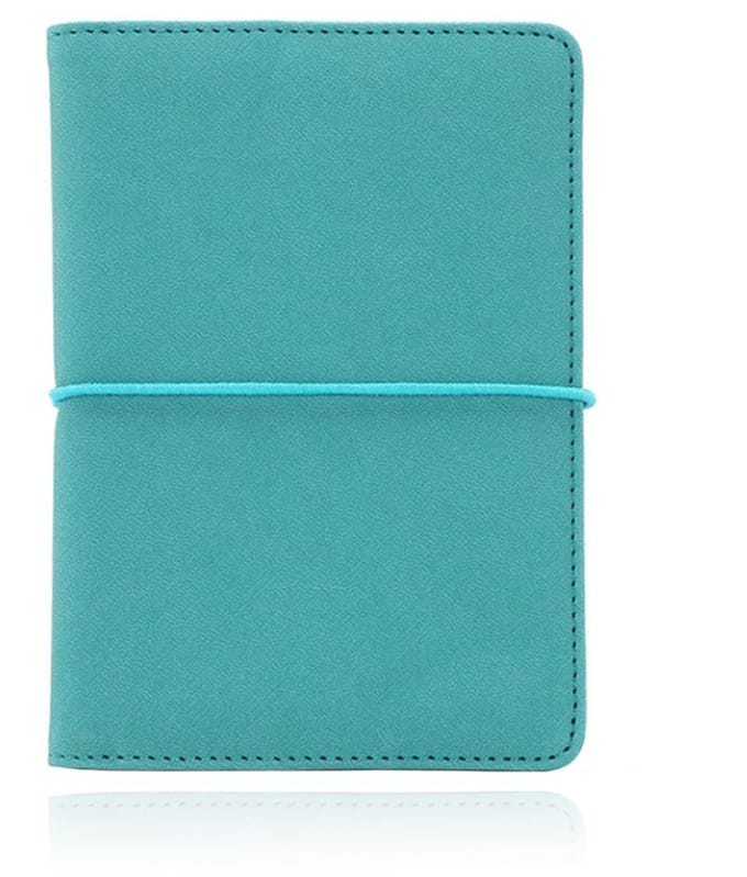 Paspoort Cover met elastiek - PU Leer Groen