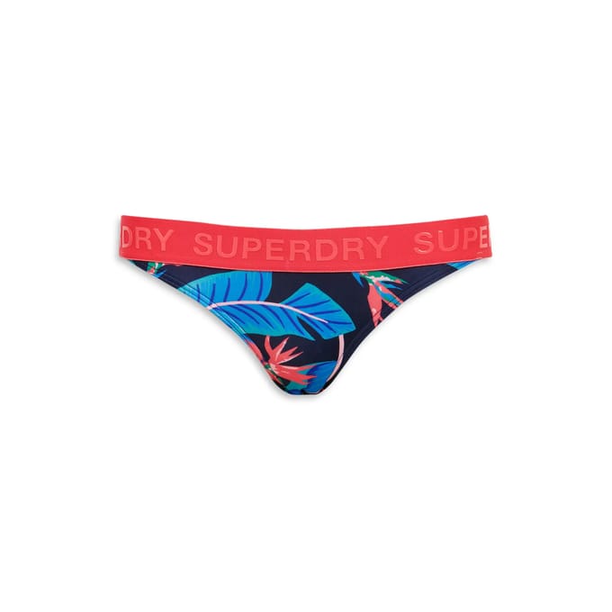 Superdry - Classic bikinibroekje met logo - Dames - Badpakken