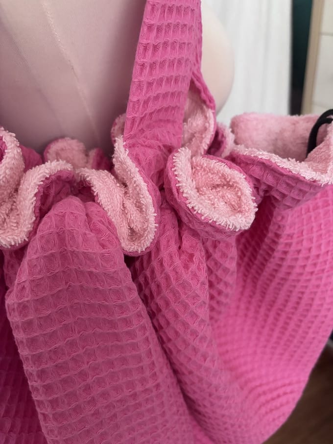 Roze 2-in-1 Zwemtas - Omkleedmat