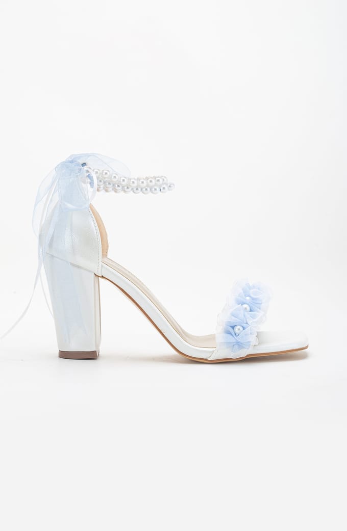Michelle Lace Bridal Sandalen with Pearls (Women)