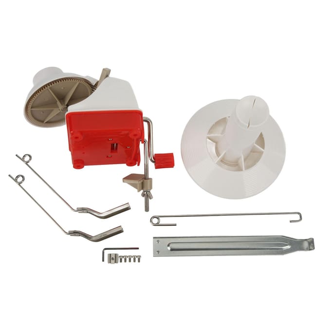 Garenbolwinder Huishoudelijk Handmatig Handbediend Winder Machine met Desktop Bevestigingsplaat white