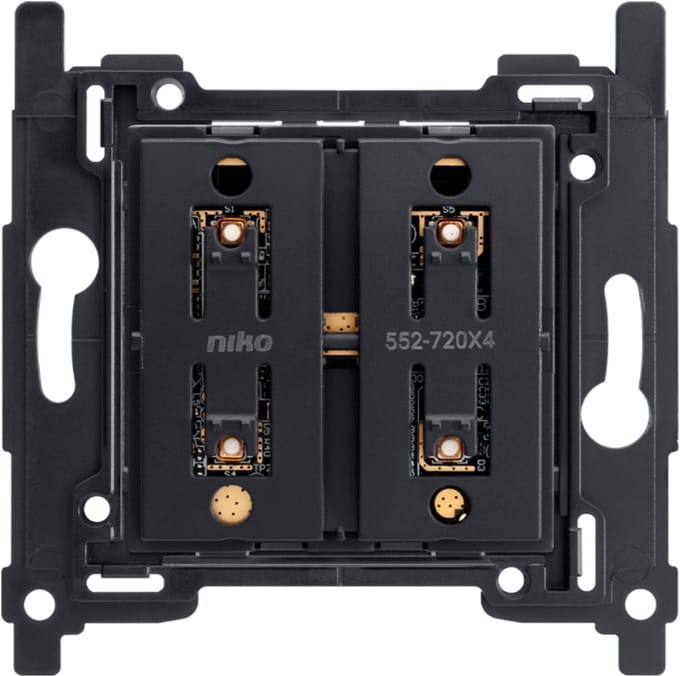 Niko Draadloze schakelaar met batterij, viervoudig, Zigbee®