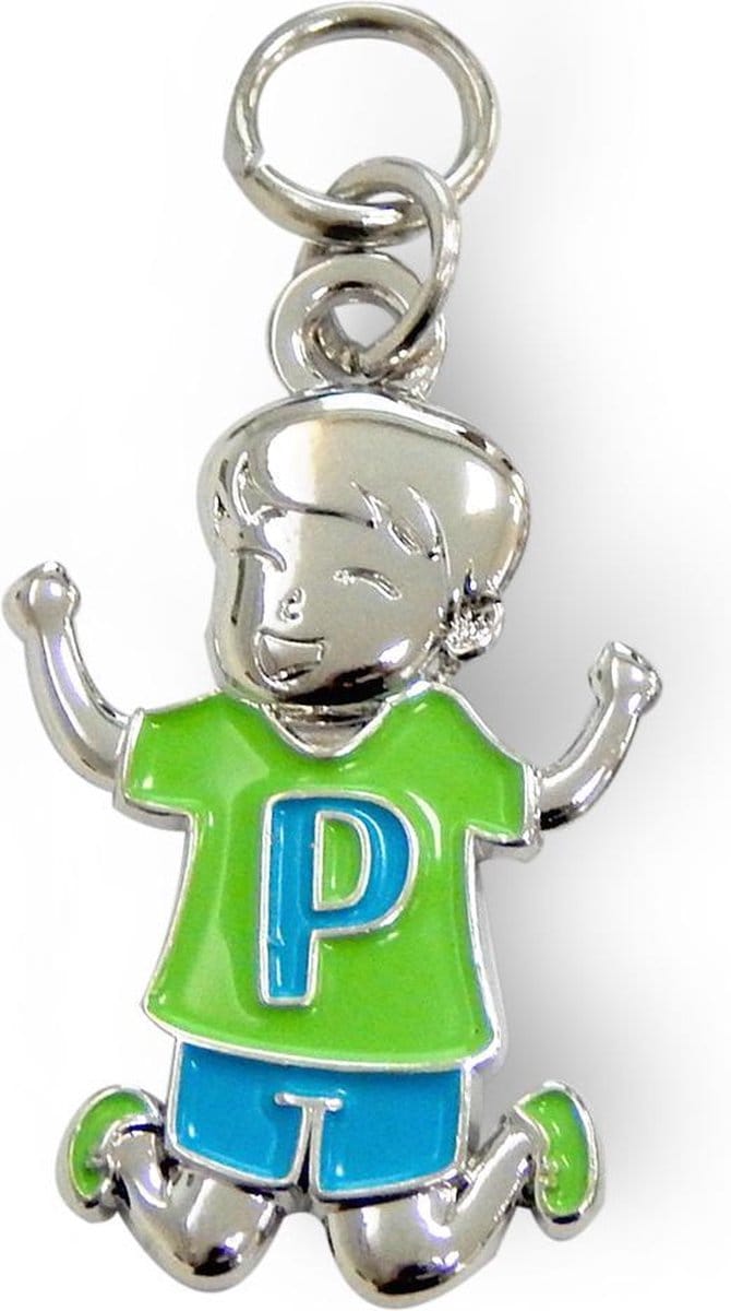 Bedeltje - P - Jongen - Charms for you